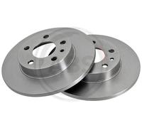 2x Disco freno pieno 16313 A.B.S. per ALFA ROMEO SPIDER GTV