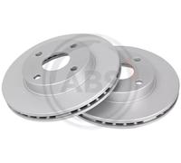2x Disco freno ventilato 17093 A.B.S. per MAZDA 323 S VI Tre volumi