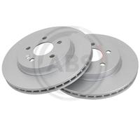 2x Disco freno ventilato 17109 A.B.S. per MERCEDES-BENZ CLASSE M