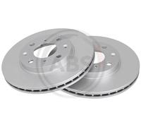2x Disco freno ventilato 17359 A.B.S. per HONDA CAPA JAZZ II LOGO