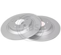 2x Disco freno pieno 17675 A.B.S. per MAZDA 5
