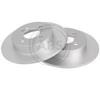 2x Disco freno pieno 18187 A.B.S. per SUZUKI SWIFT IV