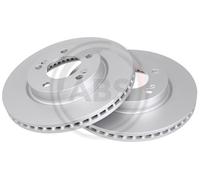 2x Disco freno ventilato 18775 A.B.S. per SSANGYONG REXTON MUSSO MUSSO GRAND