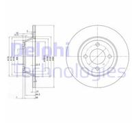 DELPHI BG2783 Disco freno