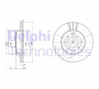 Delphi BG2810 Freno a disco