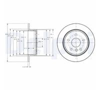 Set freni a disco DELPHI BG3178 per TOYOTA CAMRY (_V1_)