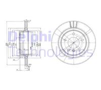 Discofreno BG3530C DELPHI per BMW
