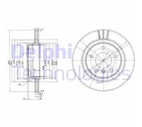 Discofreno BG3530C DELPHI per BMW