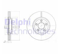 2x Disco freno ventilato BG3704 DELPHI per CHRYSLER PT CRUISER