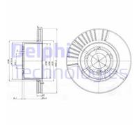 SDB000380G DISCO FRENO ANTERIORE VENTILATO DISCOVERY II