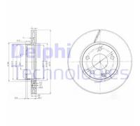DELPHI BG3845C Disco freno