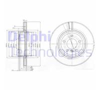 Delphi BG3938 Freno a disco