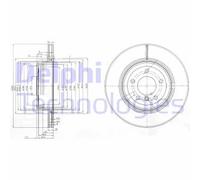 Set freni a disco DELPHI BG3961 per BMW Série 3 2.0 320 d