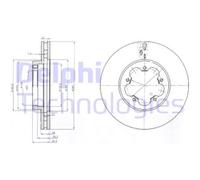 Discofreno BG4007 DELPHI per FORD