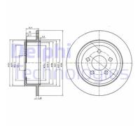 Set freni a disco DELPHI BG4159 per DODGE NITRO 2.8 CRD 4WD 4x4