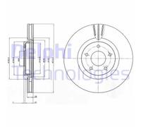 Discofreno BG4231C DELPHI per RENAULT NISSAN