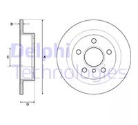 DELPHI BG4706C Disco freno