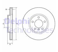 Set freni a disco DELPHI BG4771C per MINI MINI COUNTRYMAN (R60)