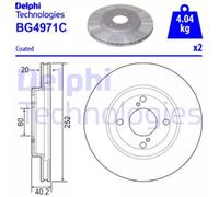 DELPHI BG4971C Disco freno