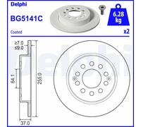 DELPHI BG5141C Disco freno