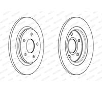 FERODO DISCO FRENO DDF1808C