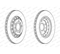 FERODO disco freno DDF1934C ventilato diametro 310 spessore 22 mm 5 fori