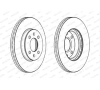 FERODO BRAKE DISC | DDF2089C | FRONT | FOR HYUNDAI ACCENT IV 2010-2019 | OE-MATCHING QUALITY | SMOOTH & QUIET PERFORMANCE