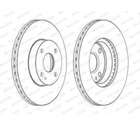 Set freni a disco FERODO DDF975C per MAZDA MX-5 1.6 16V