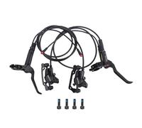 Set Freni A Disco Idraulici Per E-bike A 2 Pistoncini 2 PIN Kit Leva Pinza Freno Anteriore E Posteriore Adattatore Di Montaggio Incluso(A)