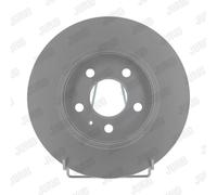 Jurid Dischi freno 562667JC posteriori Ø288 mm pieni per Audi, SEAT 2 pezzi