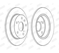 Set freni a disco JURID 563141JC per SUZUKI VITARA 1.6 (APK 416)