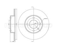 Metelli 'Dischi Audi: 50 1.3 (74-78) - 80 1.2 23-0054
