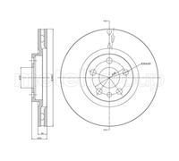 Metelli Disco freno 23-0338 Anteriore per Citroën Evasion 1.8I