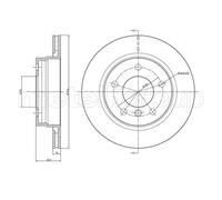 Set freni a disco METELLI 23-0450C per BMW Série 3 2.0 320 d