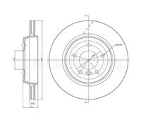 Set freni a disco METELLI 23-0519C per BMW Série 3 3.0 330 d