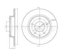 Set freni a disco METELLI 23-0786 per MAZDA PREMACY 2.0 TD