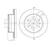 Set freni a disco METELLI 23-0936 per MERCEDES SPRINTER