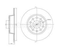 Metelli Dischi freno posteriori Audi A3 II 23-1248C