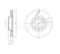 Set freni a disco METELLI 23-1764C per PEUGEOT 308 1.6 BlueHDi 120