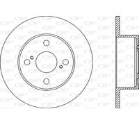 Set freni a disco OPEN PARTS BDA2044.10 per TOYOTA COROLLA (_E11_)
