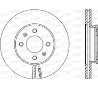 Set freni a disco OPEN PARTS BDA2350.20 per HYUNDAI i20 1.2