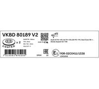 SKF Disco freno VKBD 80189 V2 per PASSAT (3B3) 288 mm, 46 mm – 2 pezzi