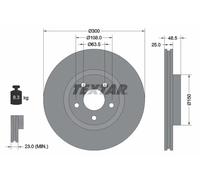 Set freni a disco TEXTAR 92141303 per FORD FOCUS 1.8 TDCi