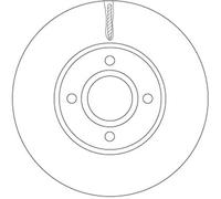 Set freni a disco TRW DF6898 per FORD ECOSPORT 1.0 EcoBoost