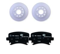 Set Freni Completo Per Asse Posteriore HELLA Per u.a. VW CADDY, Con Accessori