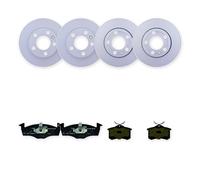 Set Freni HELLA Per Asse Anteriore Posterior per u.a. SKODA