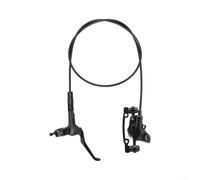 Set Freni Idraulici Disco Neri per Biciclette Pieghevoli | Compatibilità bici pieghevole, risposta rapida leva, resistenza usura, sicurezza urbana, kit completo(4)
