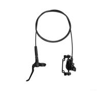 Set Freni Idraulici Disco Neri per Biciclette Pieghevoli | Compatibilità bici pieghevole, risposta rapida leva, resistenza usura, sicurezza urbana, kit completo(3)