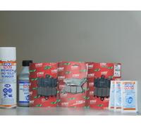 Set Freni per BMW R 1200 GS K25 Moto Pastiglie Liquido Anteriore Posteriore DOT4