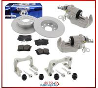 Set Freni Pinza Supporto per Audi A3 8P VW Golf 5 6 Skoda Posteriore 1KD 1KQ